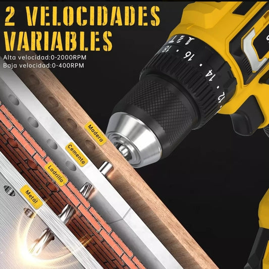 Taladro Rotomartillo Inalambrico 4.0 Ah - Metacompras