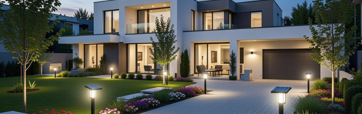 Colección productos de iluminación solar led