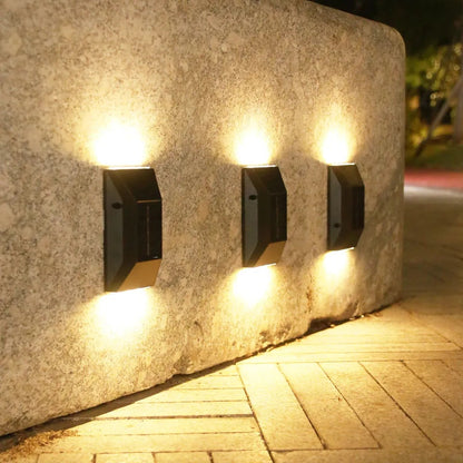 2 Mini lámpara solar recargable para pared - Metacompras