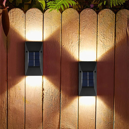 2 Mini lámpara solar recargable para pared - Metacompras