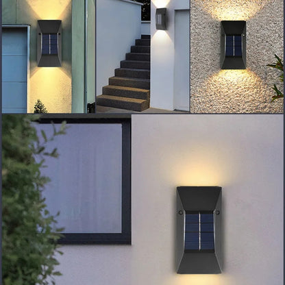 2 Mini lámpara solar recargable para pared - Metacompras
