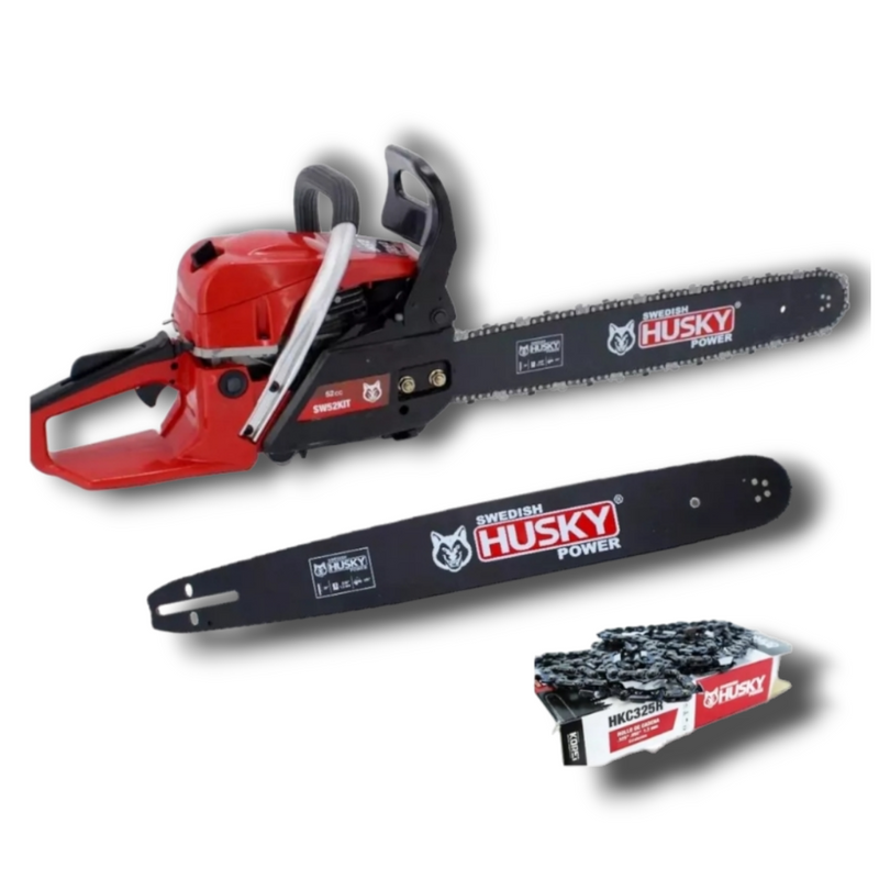 Motosierra 2 espadas 20" con 2 cadenas - Metacompras