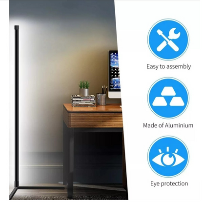 Lámpara LED RGB de Pie Minimalista con Control APP y Modos de Iluminación