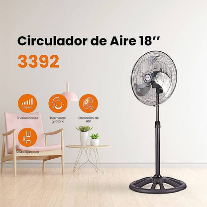 Ventilador Pedestal Mytek 3392 - Metacompras