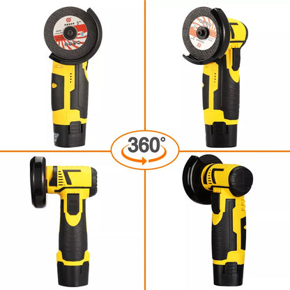 Mini Esmeril Angular Inalámbrica Pulidora 12v 75mm Batería - Metacompras