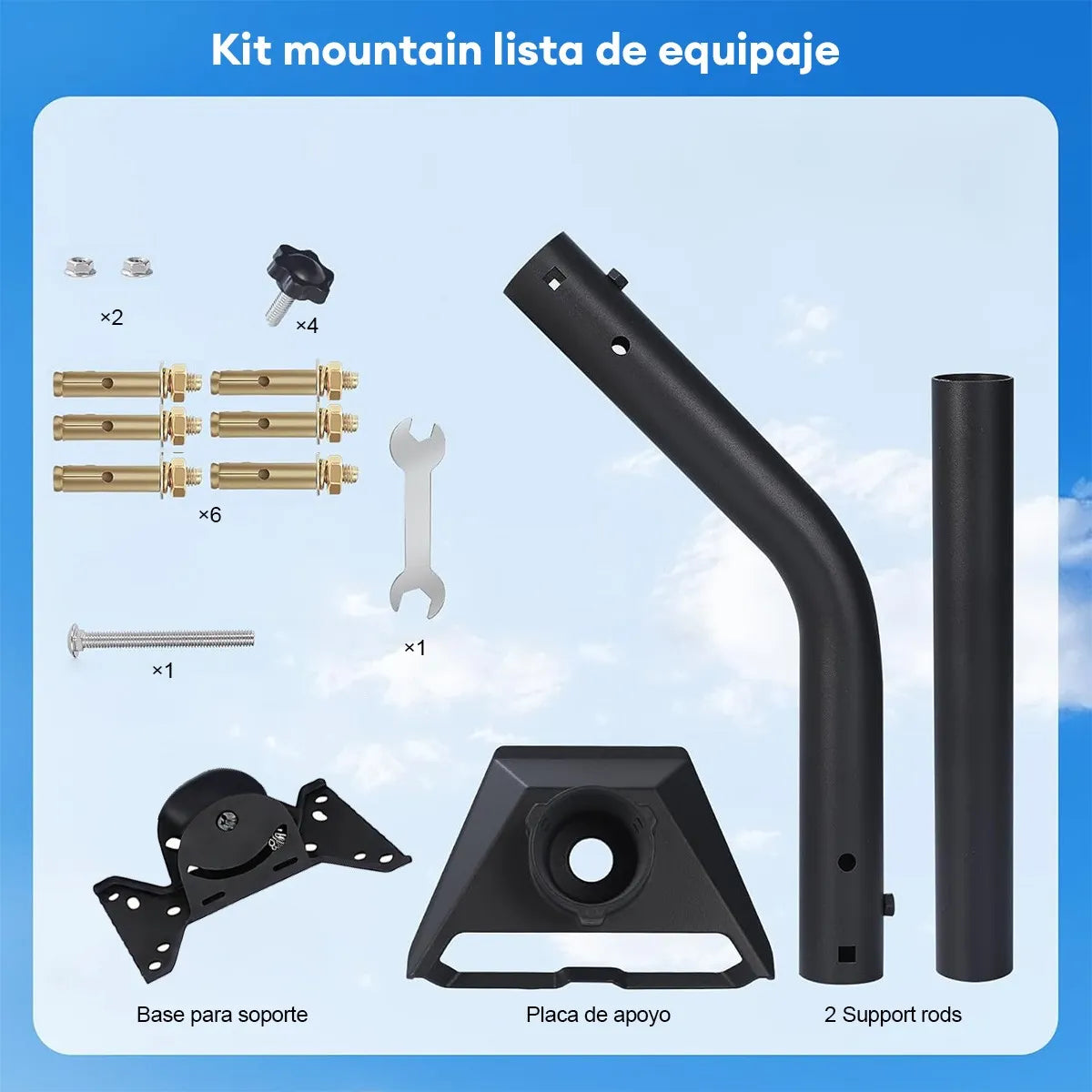 Kit Completo de Soporte para Antena Starlink V4 - Instalación Sencilla - Metacompras