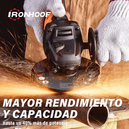 Esmeril Angular Inalámbrica Amoladora Sin Escobillas 125 Mm - Metacompras