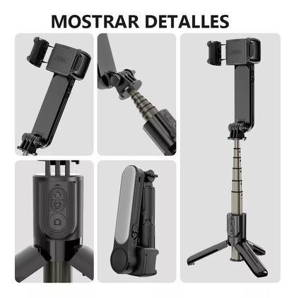 Estabilizador Gimbal Con Luz Led Remoto Para Celular - Metacompras