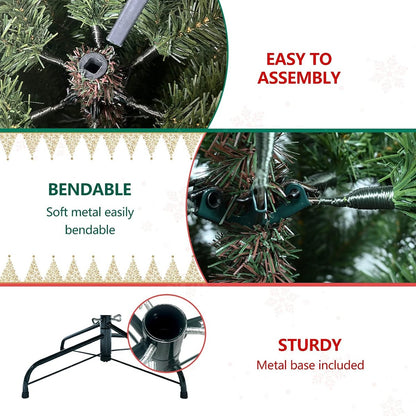 Árbol De Navidad Artificial Para Navidad 150 cm 450 Ramas