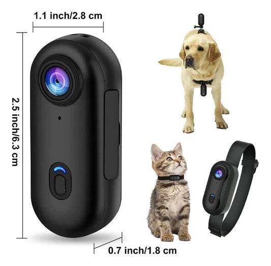 Cámara de Acción 4K Body Cam con Clip de Resorte para Aventuras