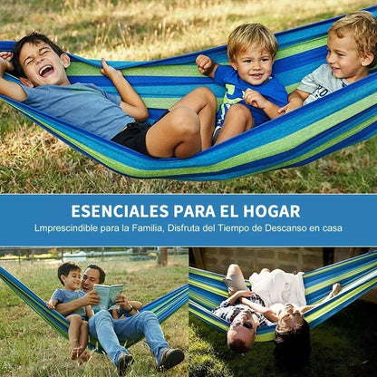 Hamacas Paraguaya Camping Al Aire Libre Doble - Metacompras