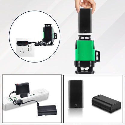 Nivel Láser Autonivelante 25m de 4D con 16 Líneas para Precisión Exacta - Shawty S0035G