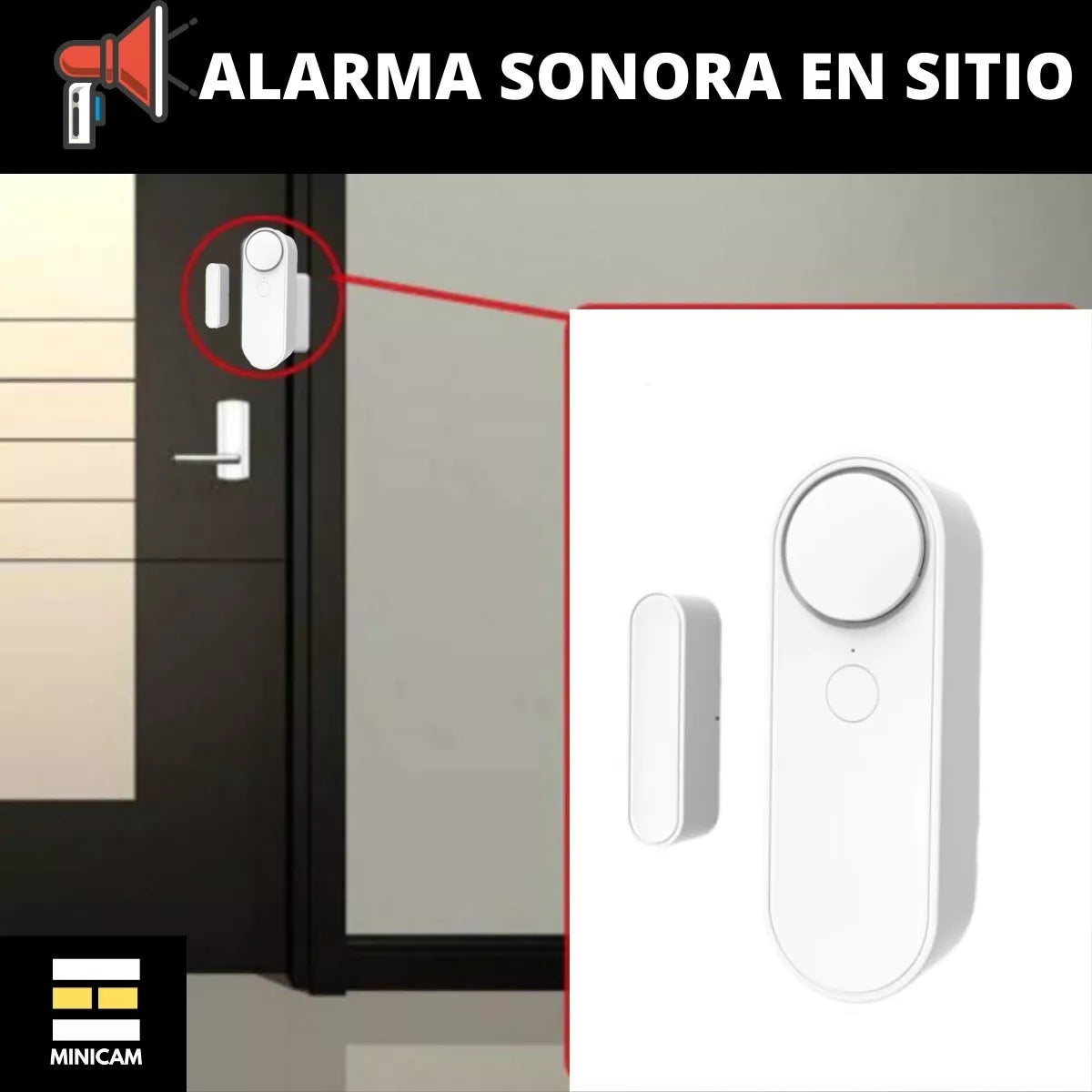 Sensor Puerta-ventana Wifi Con Alarma Sonora Inalámbrico - Metacompras