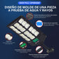 Lámpara Solar LED Exterior para Jardín, Luminaria 1200W Eficiente