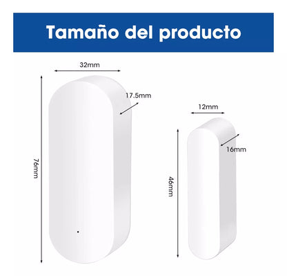 Sensor Inteligente Wifi Con Alarma De Seguridad Para Puertas - Metacompras