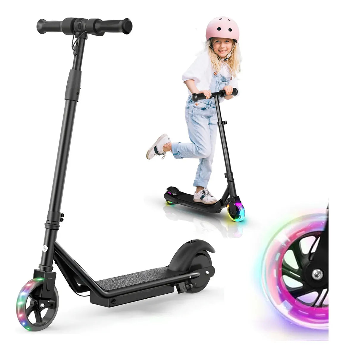 Scooter Infantil Eléctrico Plegable y Recargable para Diversión sin Límites