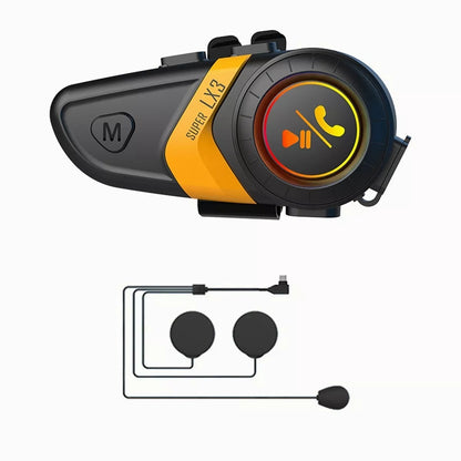 Auriculares Bluetooth Para Casco De Motocicleta 1200mah - Metacompras