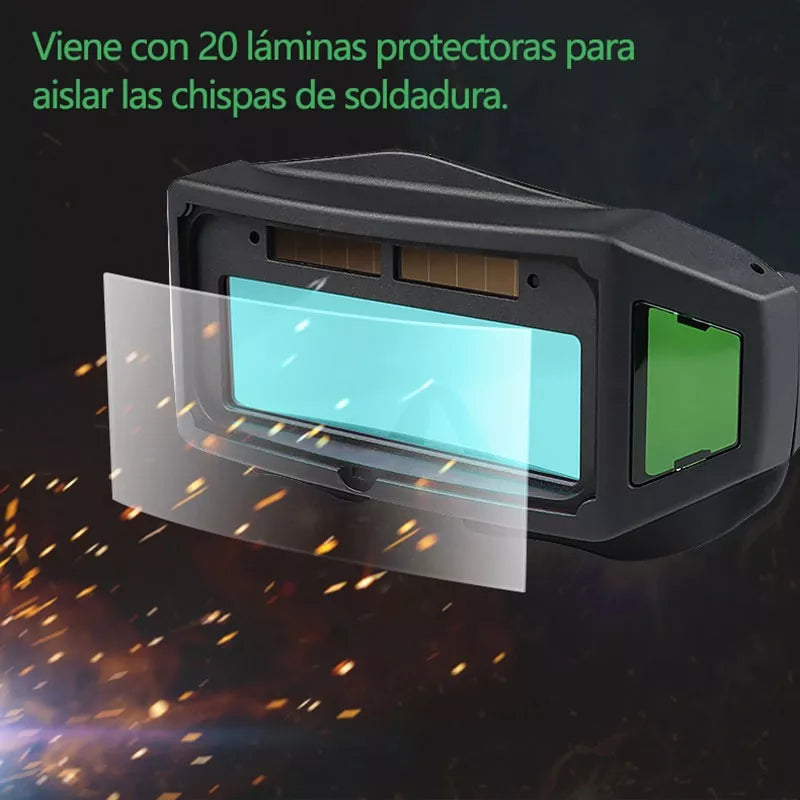 Careta Electronica Soldar Ventana Lateral Automática Lentes