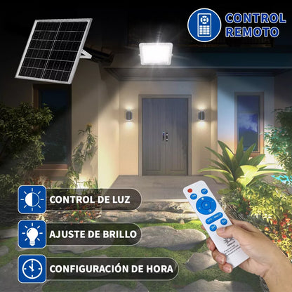 Reflector Solar Led Exterior 200w Con Control Remoto R42w200 - Metacompras