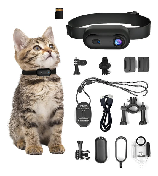 Cámara de Acción 4K Body Cam con Clip de Resorte para Aventuras