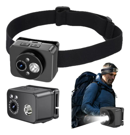 Cámara de Acción HD 1080p con Lámpara LED - Grabación Versátil