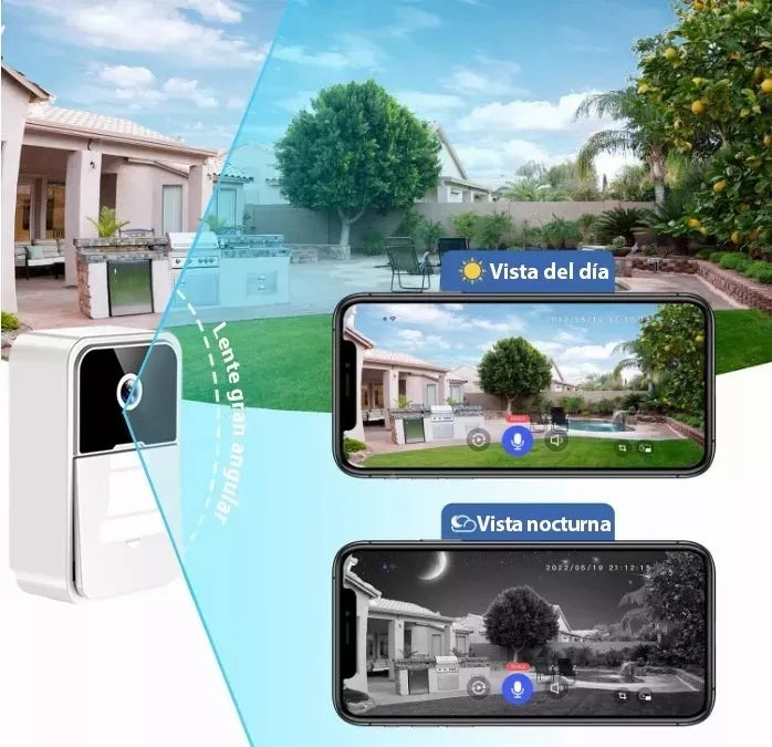 Smart Home Wifi Video Doorbell Con Detector De Movimiento M6 - Metacompras