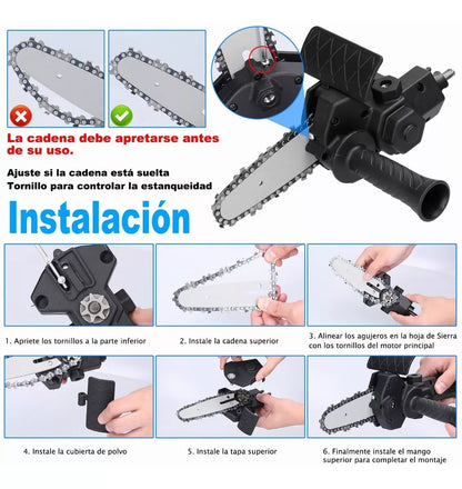 Adaptador De Taladro Sierra Recíproca Para Corte De Madera - Metacompras