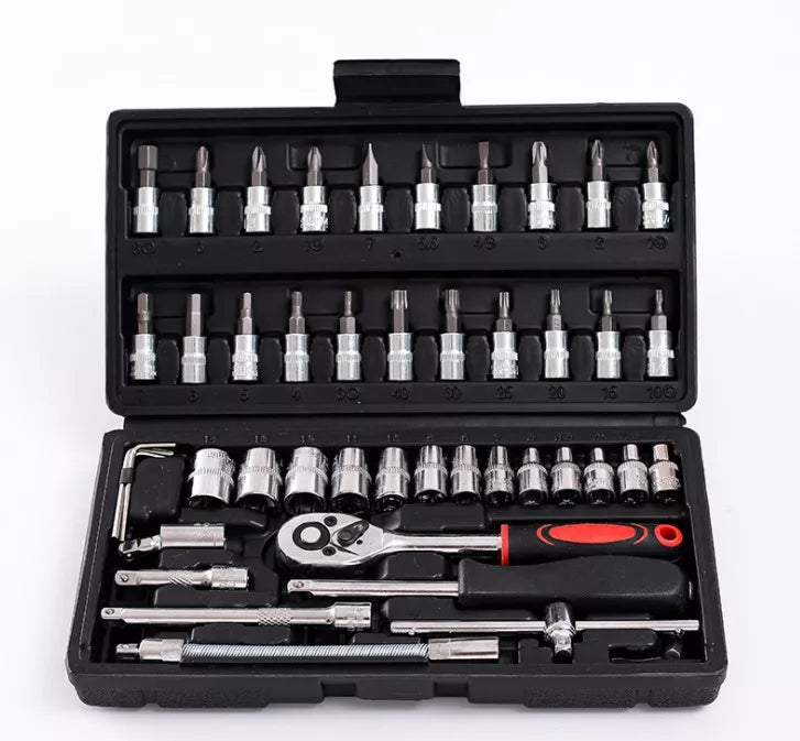 Autocle Juego De Herramientas Mecanica Dados Acerokit46 Pzas - Metacompras