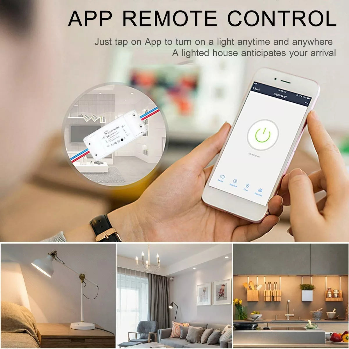 Smart Switch Interruptor Inteligente Wifi Google Home Alexa - Metacompras