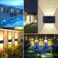 2pcs De Lámparas Luz Solares Led Para El Jardín De Exterior