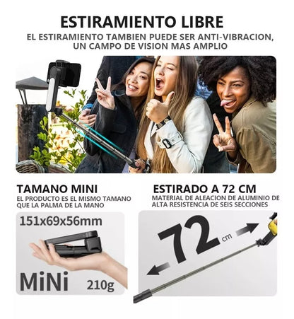 Estabilizador Gimbal Con Luz Led Remoto Para Celular - Metacompras