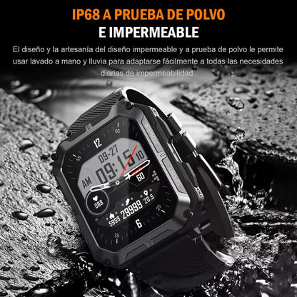 Reloj Inteligente Skmei 1.83 Militar Deportivo Impermeable - Metacompras