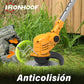Desbrozadora Eléctrica Inalámbrica IRONHOOF 21V - Potente y Ligera para Jardín