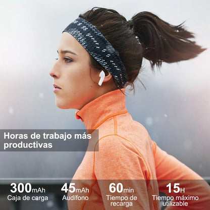 Auricular Audífonos Inalámbricos Bluetooth De Transparente - Metacompras