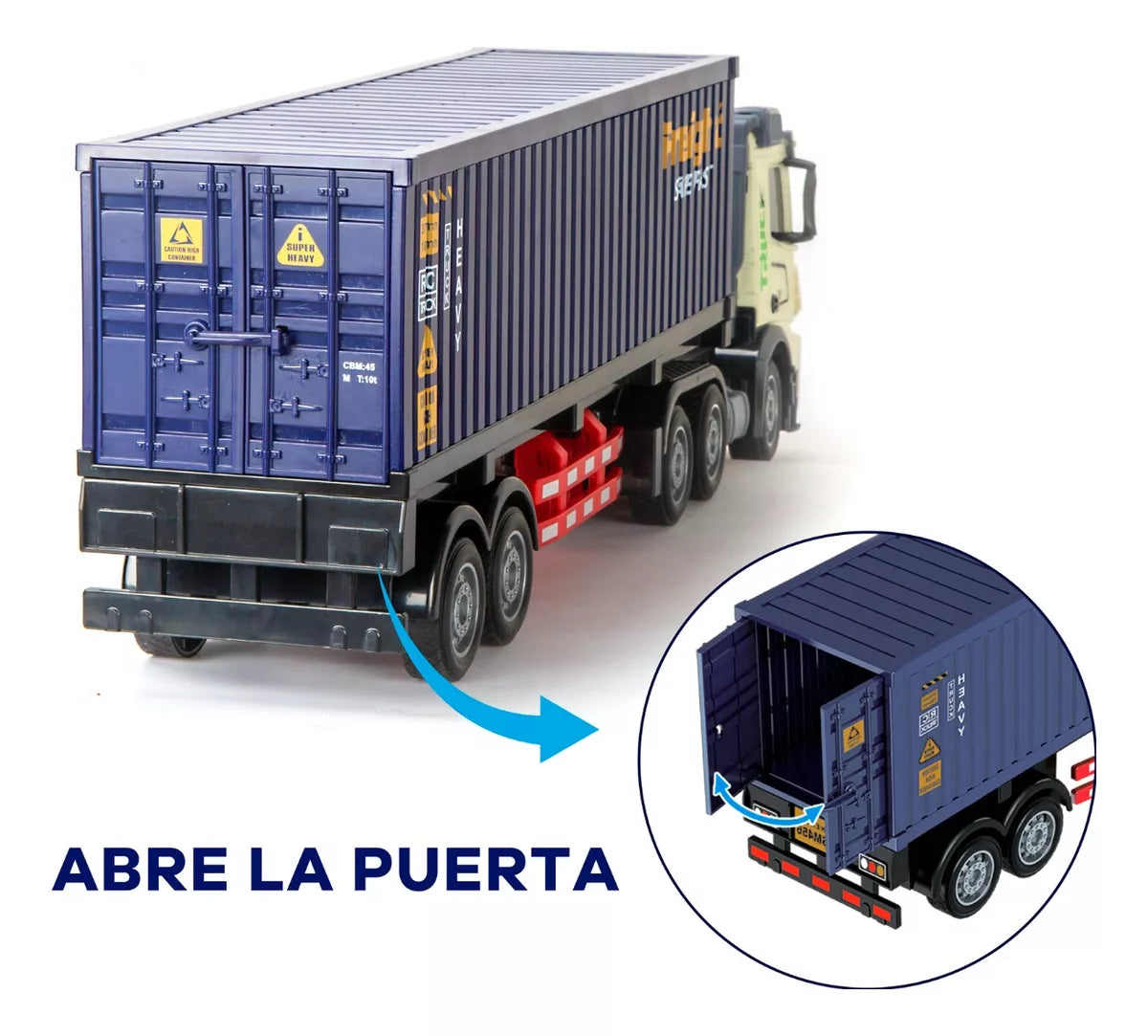 Camión de Carga RC 1/12 - Alta Potencia y Diversión Duradera