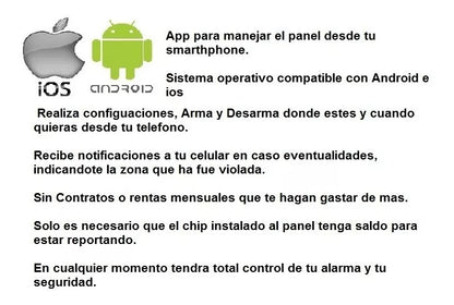 Alarma Casa-negocio Inalambrica Chip Gsm-linea Fija - Metacompras