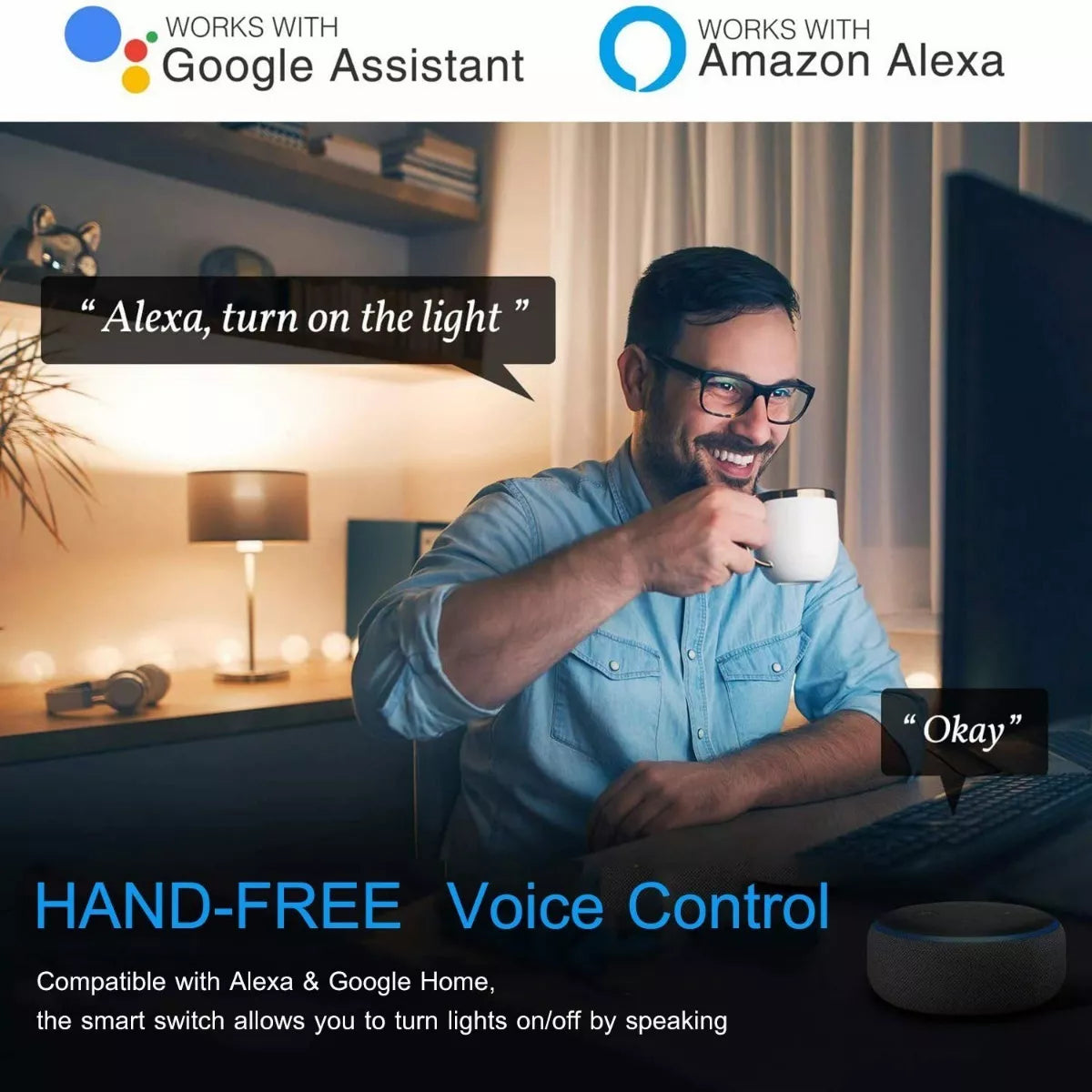 Smart Switch Interruptor Inteligente Wifi Google Home Alexa - Metacompras