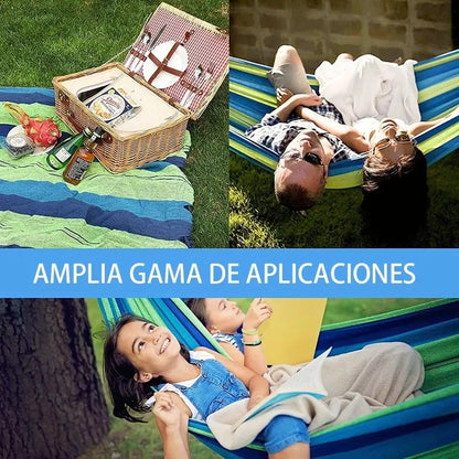 Hamacas Paraguaya Camping Al Aire Libre Doble - Metacompras