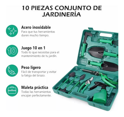 Juego Herramientas Jardinería Pare Jardín Plantación Podar - Metacompras