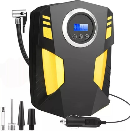 Bomba Infladora Digital Portátil Eléctrica 12v - Metacompras