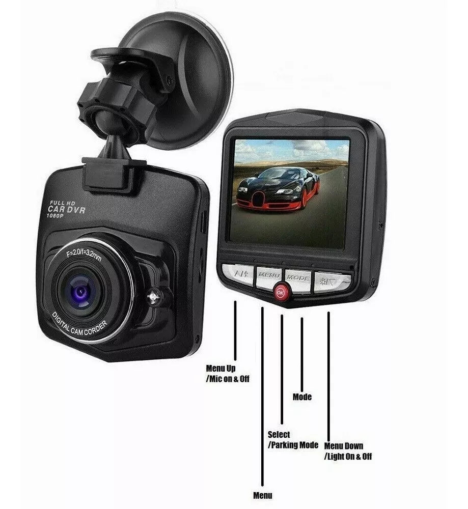 Dash Cam Coche Dvr Hd Full Camera Vision Recorder – Metacompras