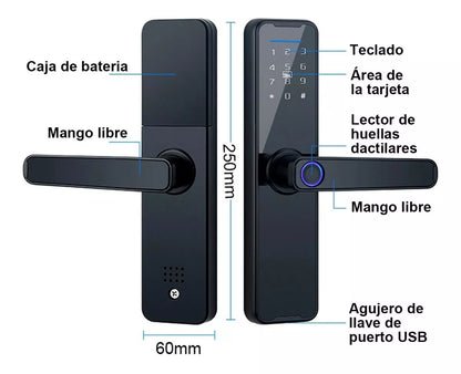Cerradura Inteligente Electrónica Huella Digital App - Metacompras