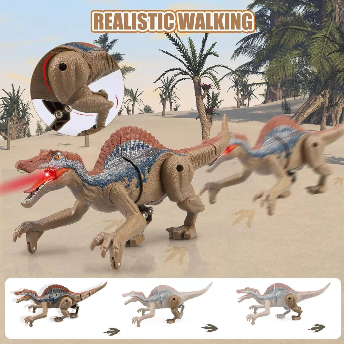 Juguete Usb Con Control Remoto De Dinosaurio R/c De 2.4 Ghz - Metacompras