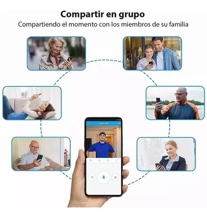 Smart Home Wifi Video Doorbell Con Detector De Movimiento M6 - Metacompras