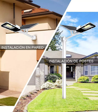 Lámpara Led Solar Luminaria Suburbana Alumbrado Publico 200w - Metacompras