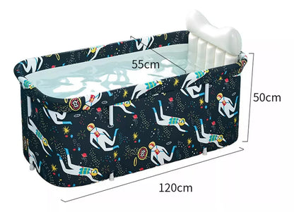 Tina Plegable Bañera Spa Adulto Niños,portátil Baño Caliente - Metacompras