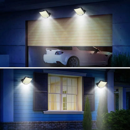Lámpara Solar Exterior Jardín Pared Sensor Luz 106 Led - Metacompras
