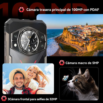 Cubot King Kong Ax, Dual SIM, 256 GB, 12 GB RAM, Resistente al Agua y Polvo