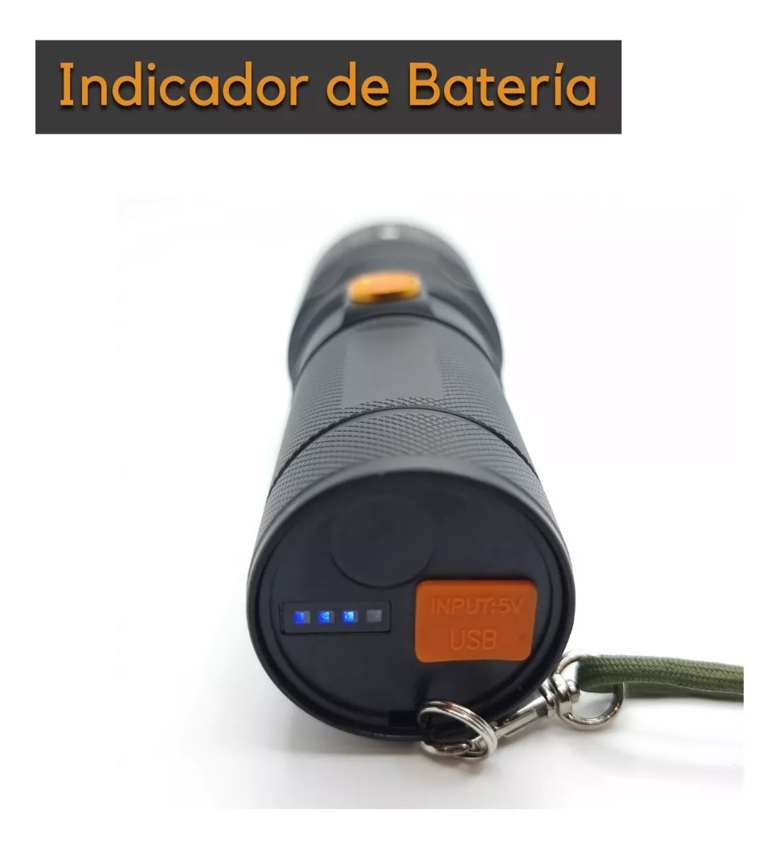 Lampara Táctica Ultra Potente 20,000 Lúmenes Con Power Bank - Metacompras