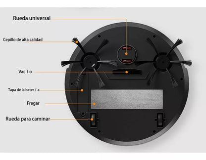 Aspiradora Robot Automática Inteligente Recargable - Metacompras
